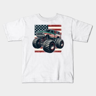 Monster Truck Kids T-Shirt